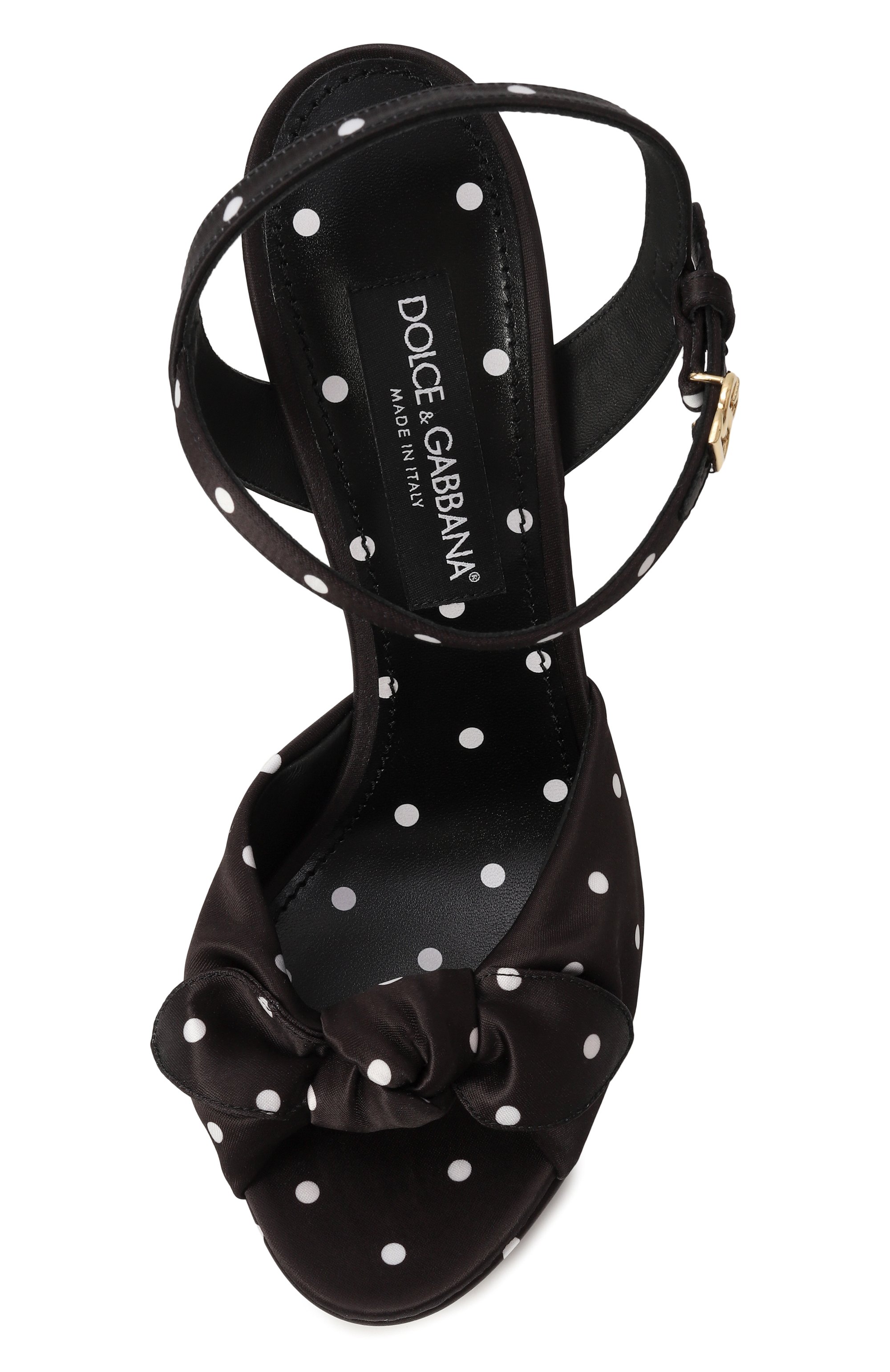 Текстильные босоножки keira DOLCE & GABBANA, арт. CR1751/AV885, фото 6