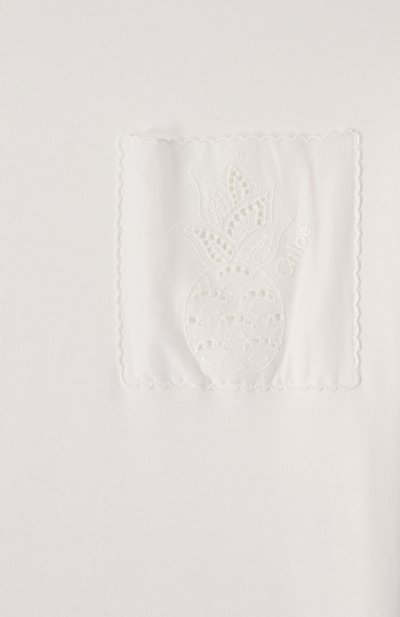 Хлопковая футболка CHLOÉ, арт. C20494, фото 3