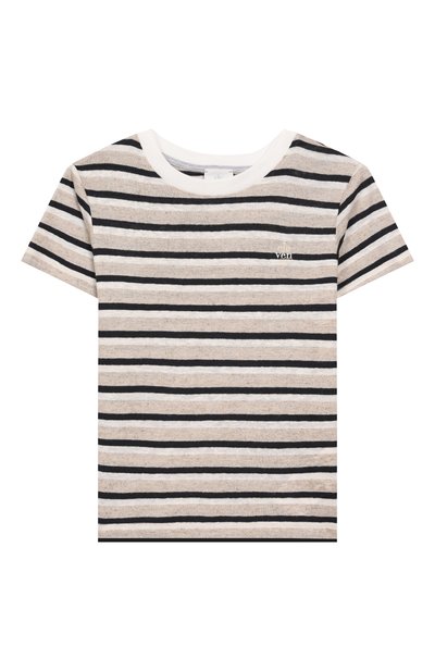 Футболка из вискозы и льна ELEVENTY, арт. EW8P61/J0487/10-16