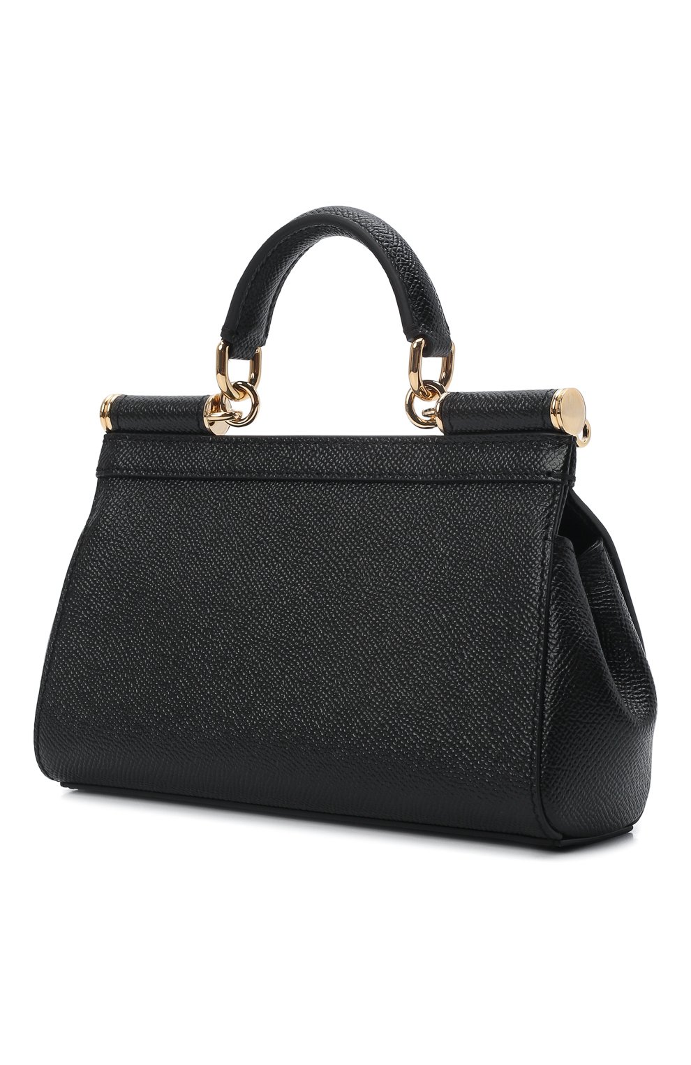 Сумка sicily small DOLCE & GABBANA черного цвета по цене 143000 руб., арт. BB7116/A1001, фото 4 Сумка sicily small DOLCE & GABBANA, арт. BB7116/A1001, фото 4