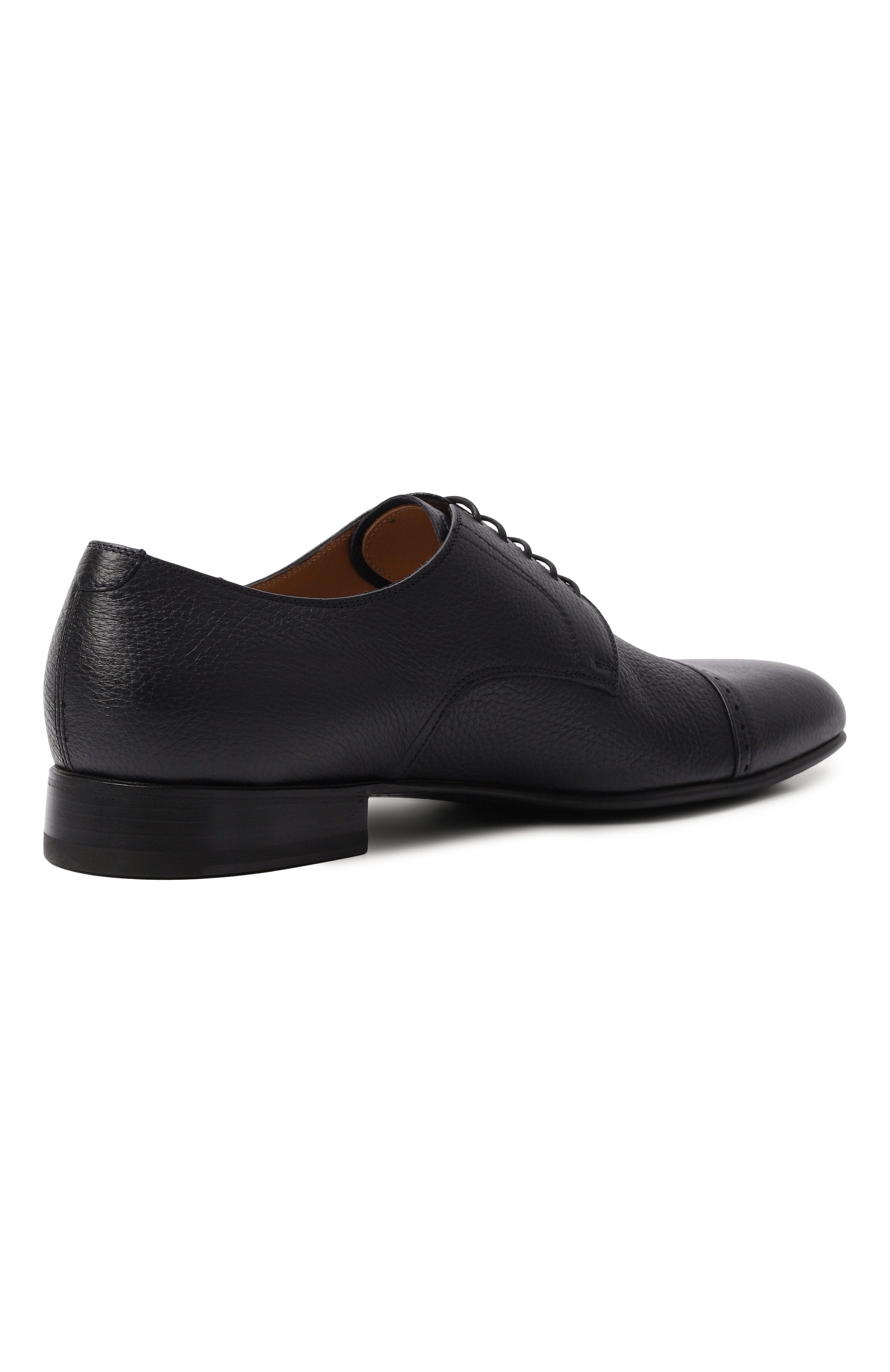 Кожаные дерби BARRETT темно-синего цвета по цене 96850 руб., арт. B111U016.10/CERV0 ASP0RT, фото 4 Кожаные дерби BARRETT, арт. B111U016.10/CERV0 ASP0RT, фото 4