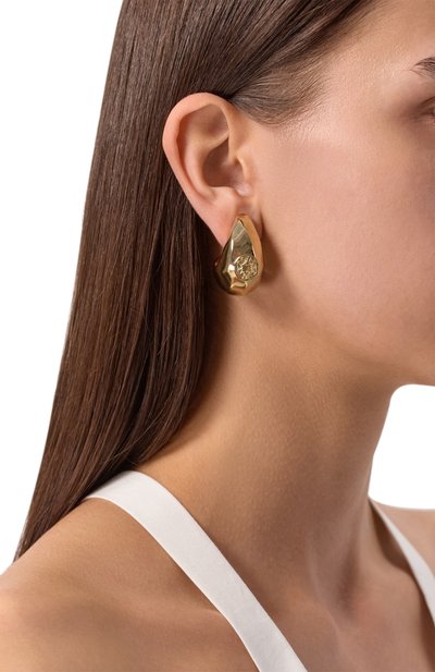 Серьги ELIE SAAB золотого цвета по цене 37050 руб., арт. EA012S25, фото 2 Серьги ELIE SAAB, арт. EA012S25, фото 2