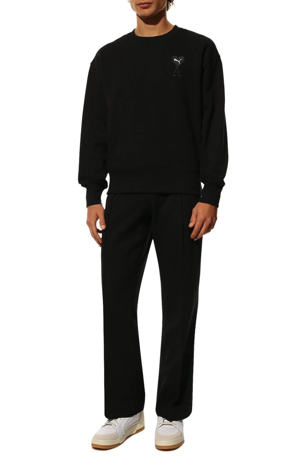 Хлопковый свитшот puma x ami PUMA, арт. 53411101, фото 2