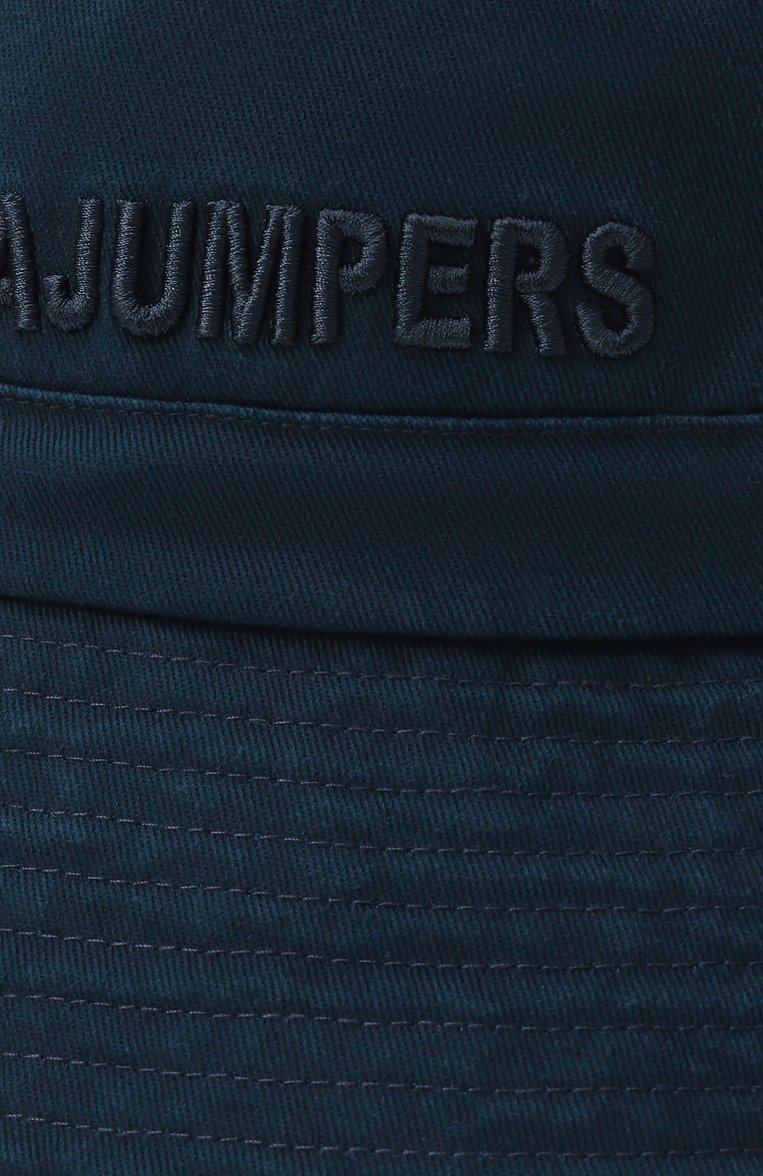 Мужская хлопковая панама PARAJUMPERS темно-синего цвета, арт. PABUHA03 | Фото 4 (Материал: Хлопок, Текстиль; Нос: Не проставлено)