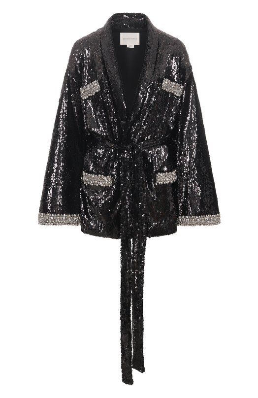 Жакет с отделкой пайетками Zuhair Murad PTU25035/EMSE013 Чёрный PTU25035/EMSE013