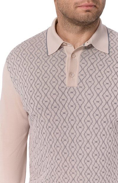 Поло из шерсти и шелка STEFANO RICCI, арт. KE06010P03/E25402, фото 5