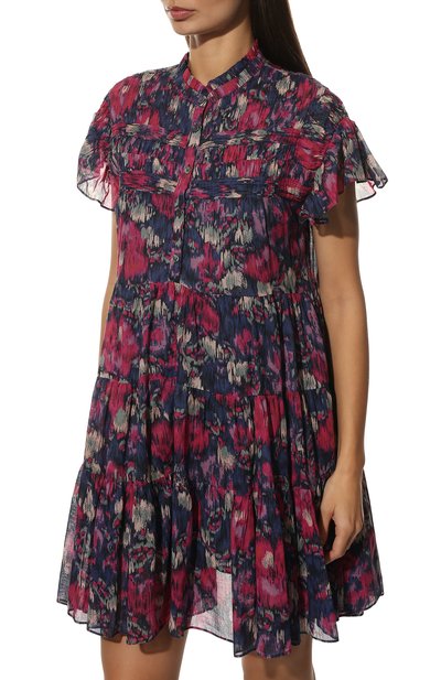 Хлопковое платье ISABEL MARANT ETOILE разноцветного цвета по цене 46550 руб., арт. R01518-22P033E/LANIKAYE, фото 3 Хлопковое платье ISABEL MARANT ETOILE, арт. R01518-22P033E/LANIKAYE, фото 3
