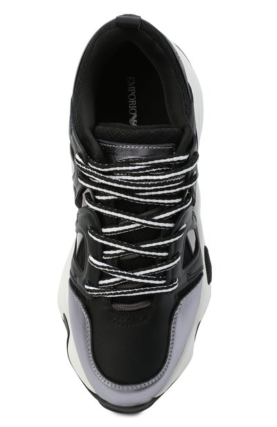 Кожаные кроссовки EMPORIO ARMANI, арт. X3X099/XM583, фото 3