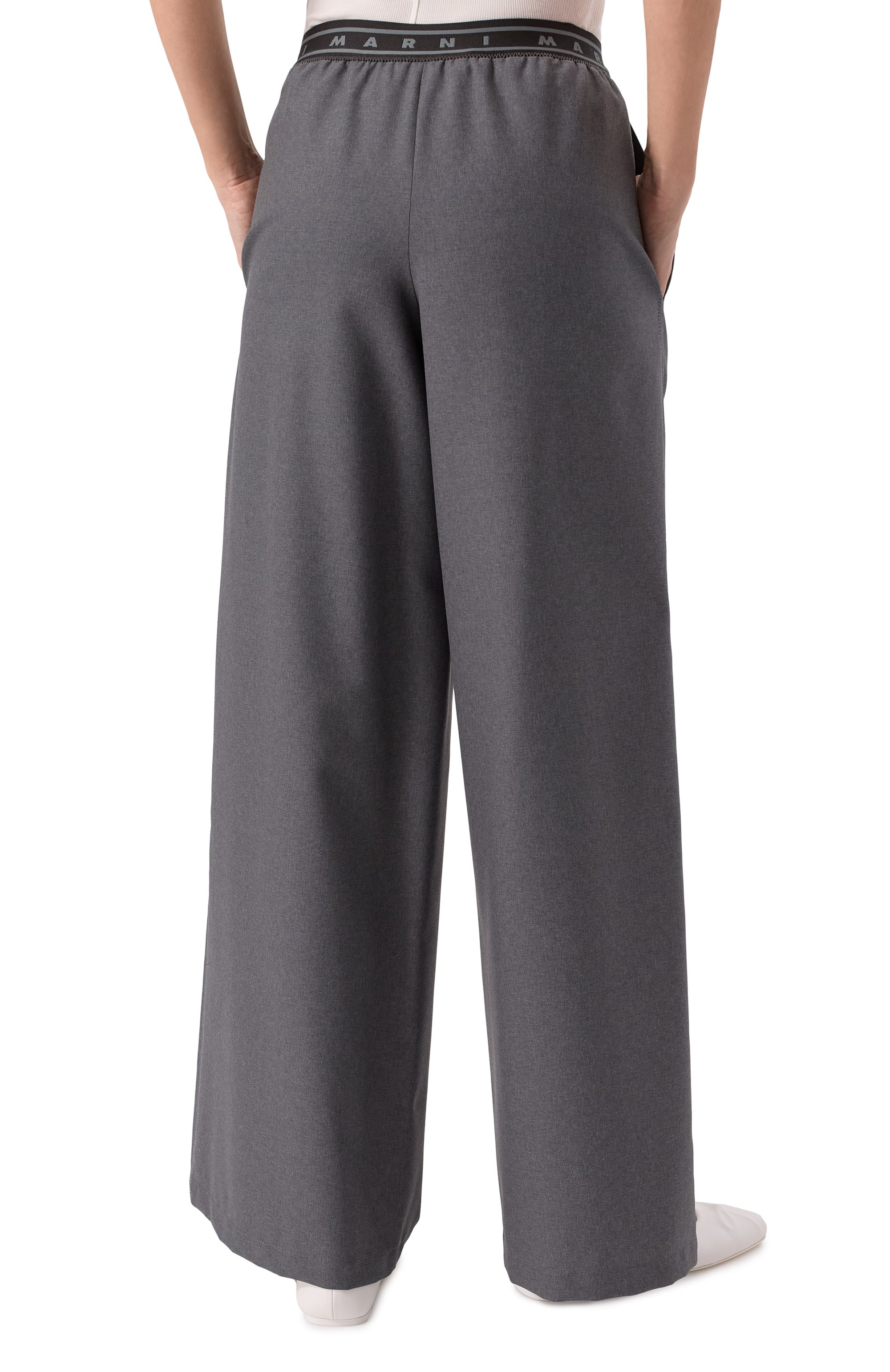 Шерстяные брюки MARNI, арт. PAMA0546SU/TW839, фото 4