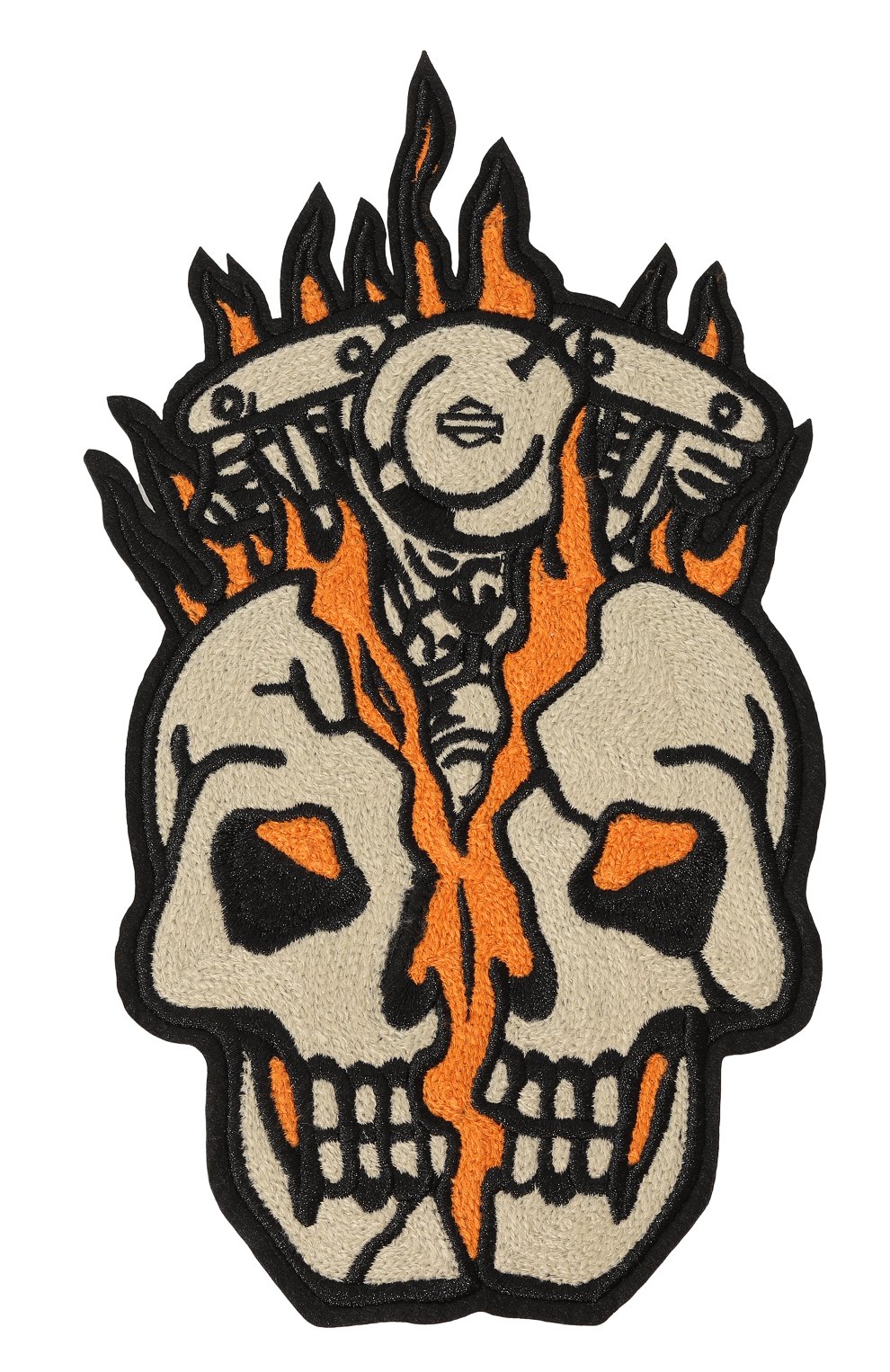 Нашивка HARLEY-DAVIDSON оранжевого цвета по цене 2800 руб., арт. 97666-21VX, фото 1 Нашивка HARLEY-DAVIDSON, арт. 97666-21VX, фото 1