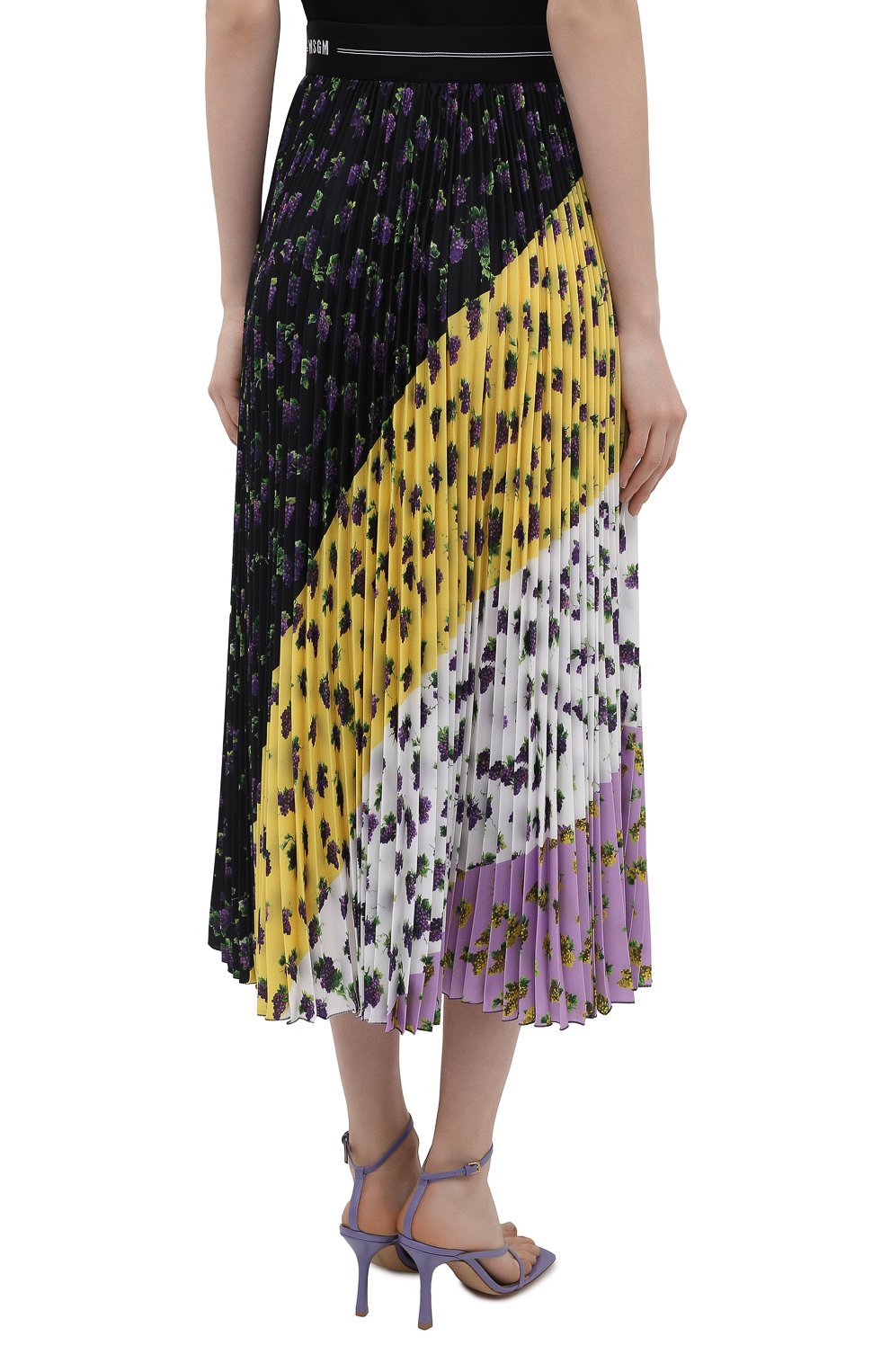 Плиссированная юбка MSGM, арт. 3042MDD112P 217485, фото 4