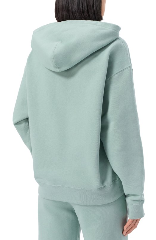 Хлопковое худи Jil Sander J40GU0121/J20039 Голубой  J40GU0121/J20039 Фото 4