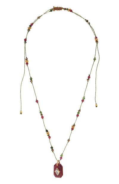 Женская подвеска HANKA_IN, арт. INS-C0-CRD-Z0I-PYR-RUB/RUB-CZ-3M