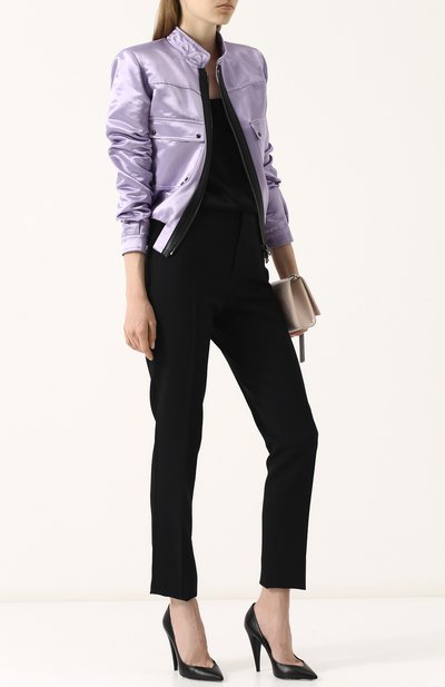 Бомбер из смеси хлопка и шелка с воротником-стойкой TOM FORD, арт. CS0989-FAX394, фото 2