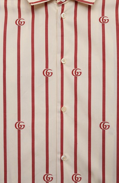 Хлопковая рубашка GUCCI, арт. 626679 XWAKY, фото 3
