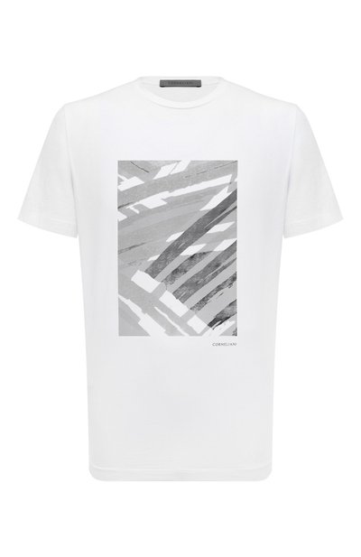 Мужская хлопковая футболка CORNELIANI, арт. 93G589-9325037
