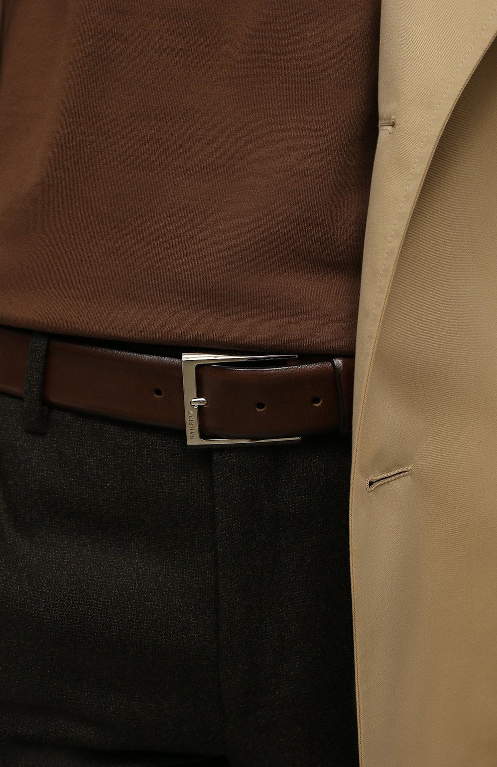 Кожаный ремень BARRETT, арт. 31B336.41/BETIS CREAM, фото 2