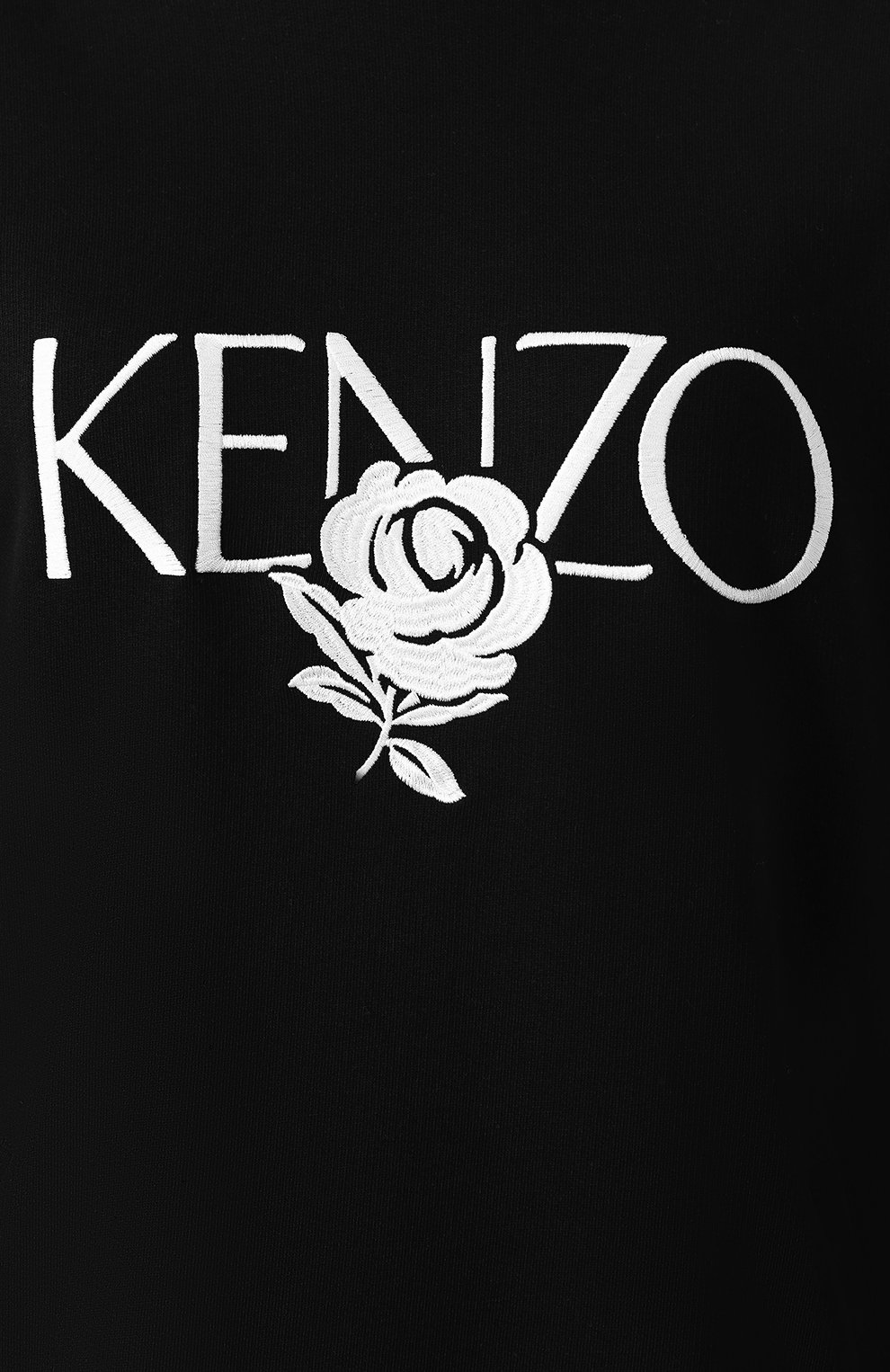 Хлопковое платье KENZO черного цвета по цене 29950 руб., арт. 2R0700952, фото 5 Хлопковое платье KENZO, арт. 2R0700952, фото 5