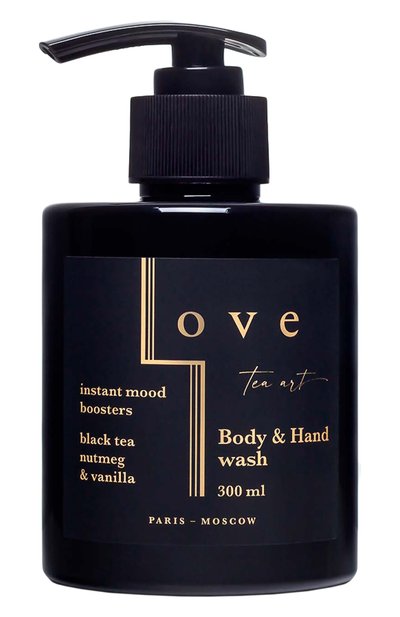 Гель для душа и рук черный чай, мускатный орех и ваниль (300ml) LOVE TEA ART, арт. 4603805890812, фото 1