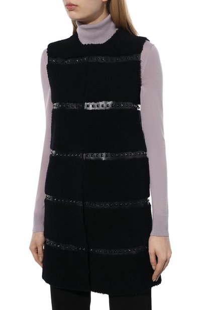 Жилет из овчины VALENTINO, арт. SF3FC2566FF, фото 3