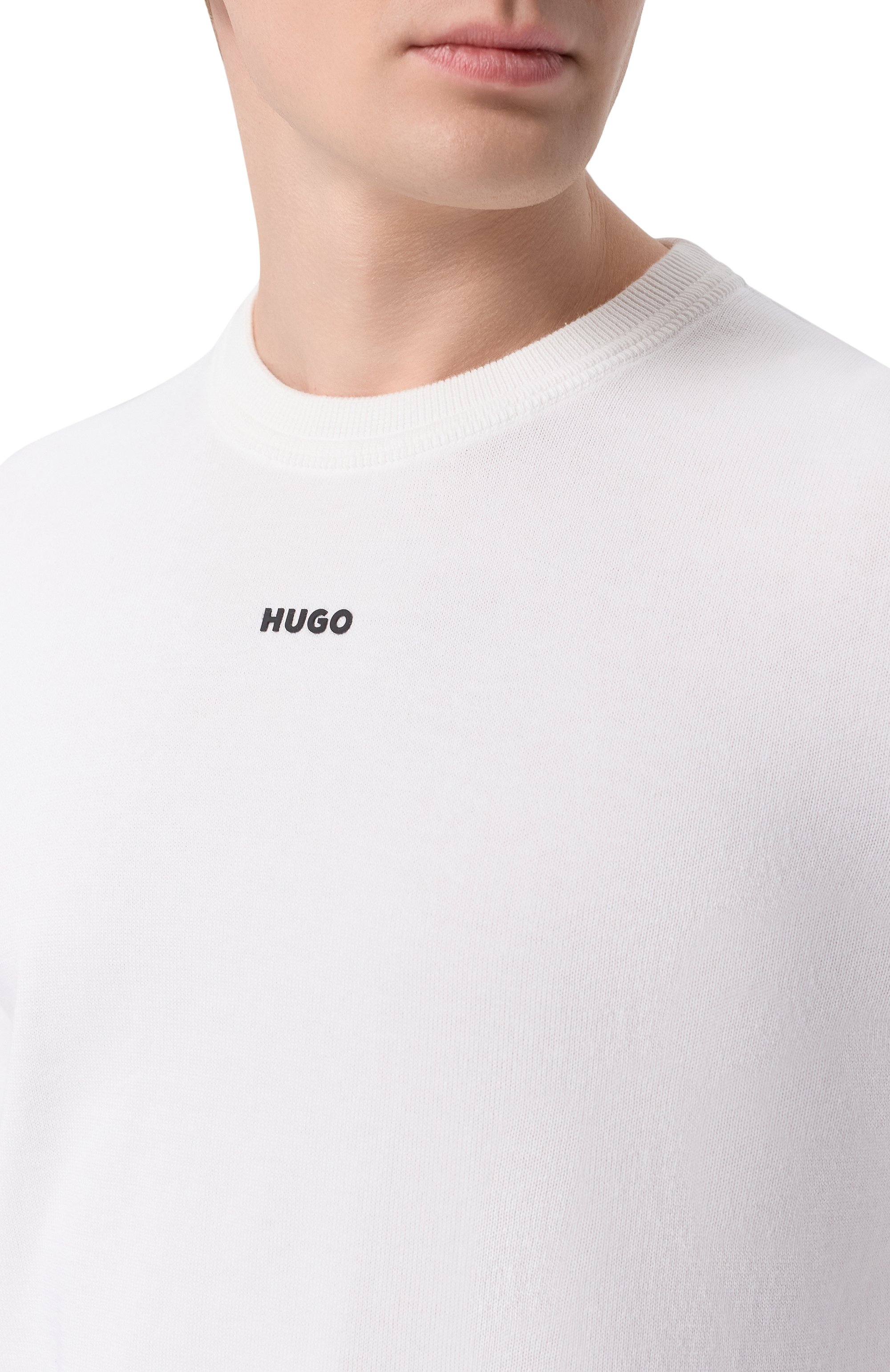 Хлопковый джемпер HUGO, арт. 50553588, фото 5