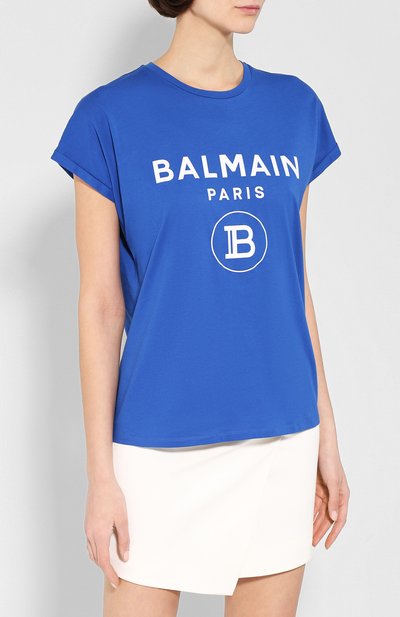 Хлопковая футболка BALMAIN, арт. TF11351/I365, фото 3
