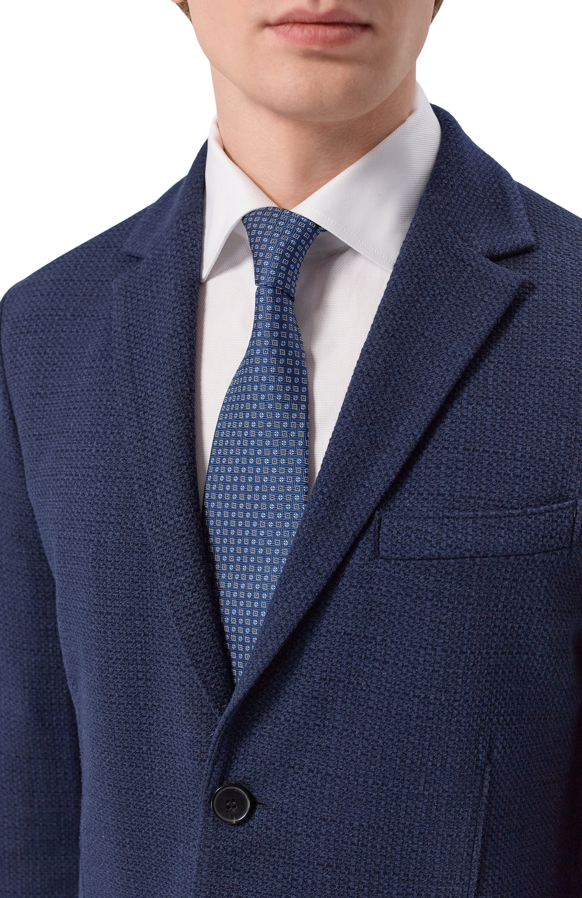 Шелковый галстук CANALI, арт. 18/HJ04562, фото 2