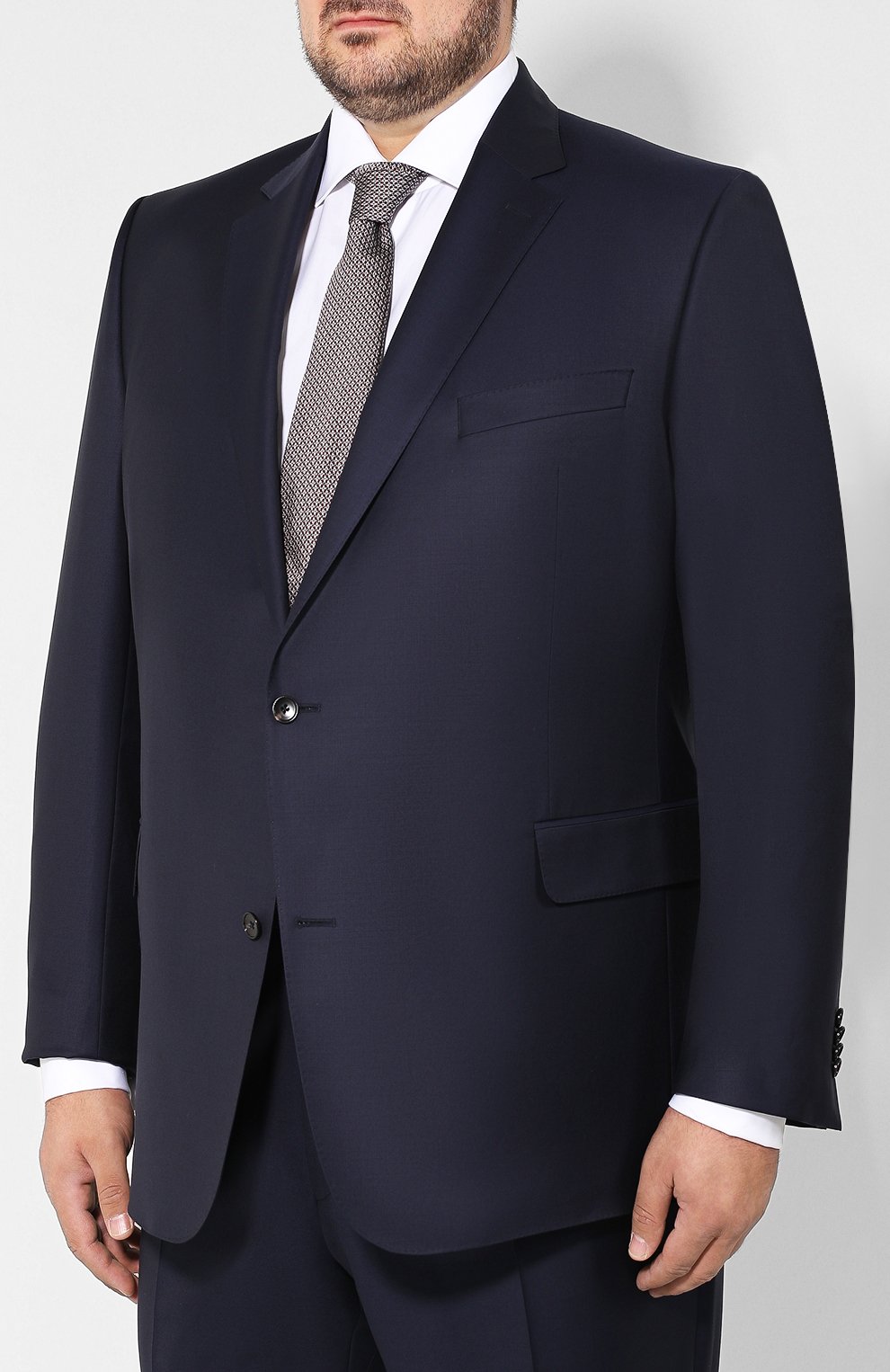 Шерстяной костюм с пиджаком на двух пуговицах EDUARD DRESSLER, арт. NR12/00360, фото 2