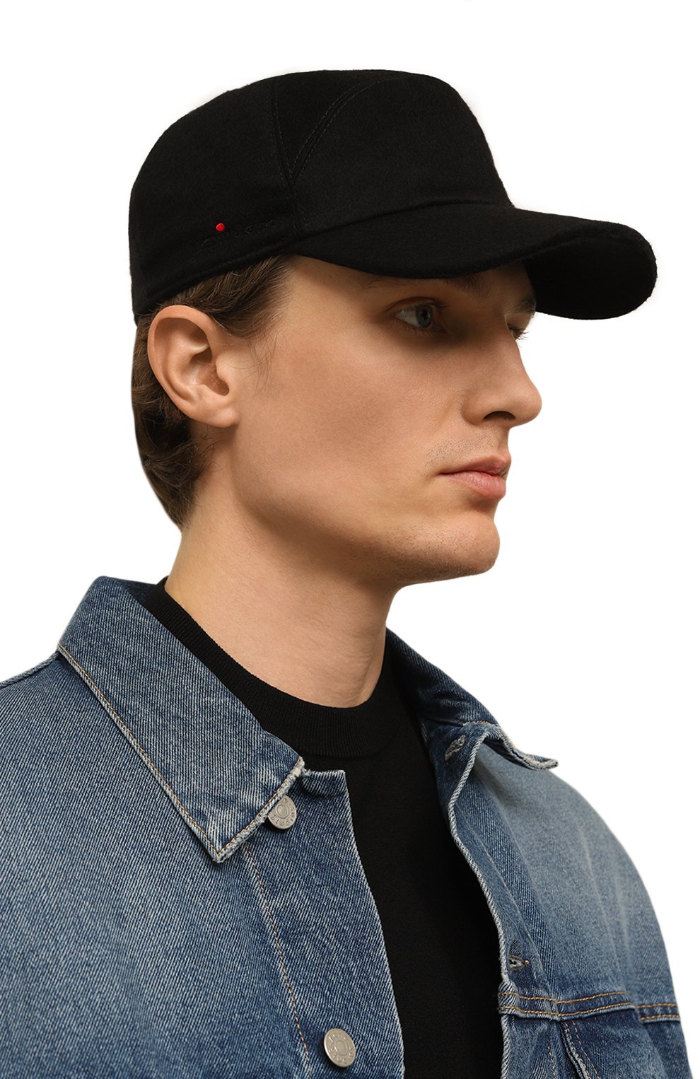 Кашемировая бейсболка KITON, арт. UCAPP06X0220B, фото 2