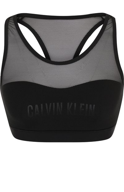 Женский бра с перфорированной отделкой и логотипом бренда CALVIN KLEIN, арт. KW0KW00236