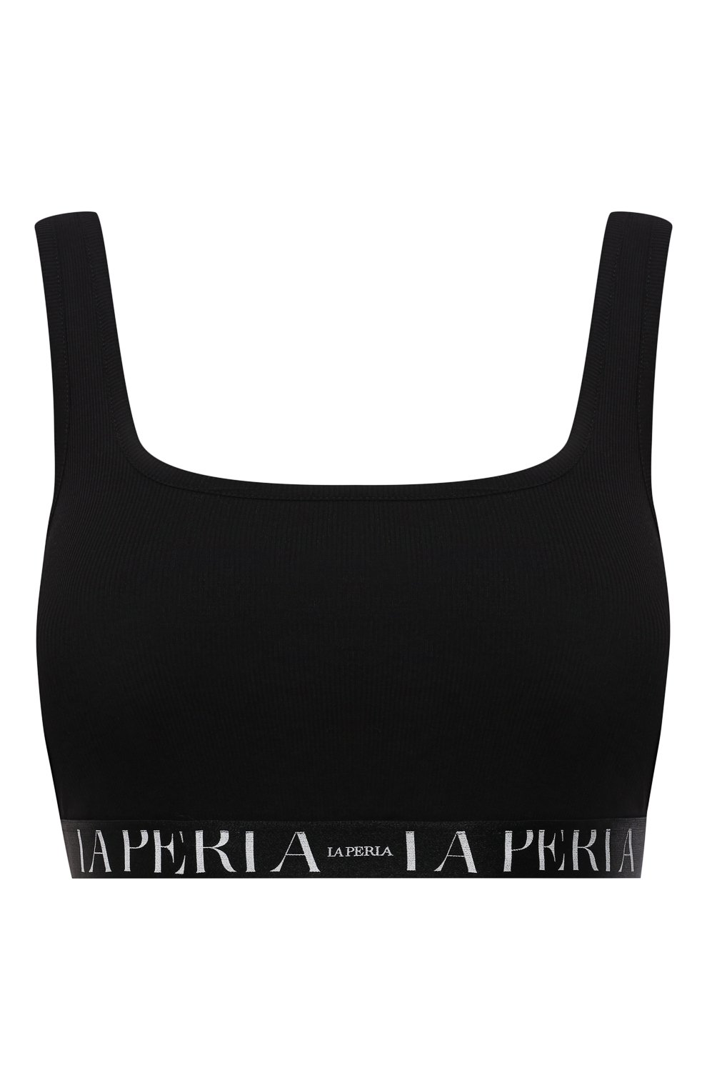 Хлопковый бра-топ LA PERLA черного цвета по цене 19500 руб., арт. 0045350, фото 1 Хлопковый бра-топ LA PERLA, арт. 0045350, фото 1