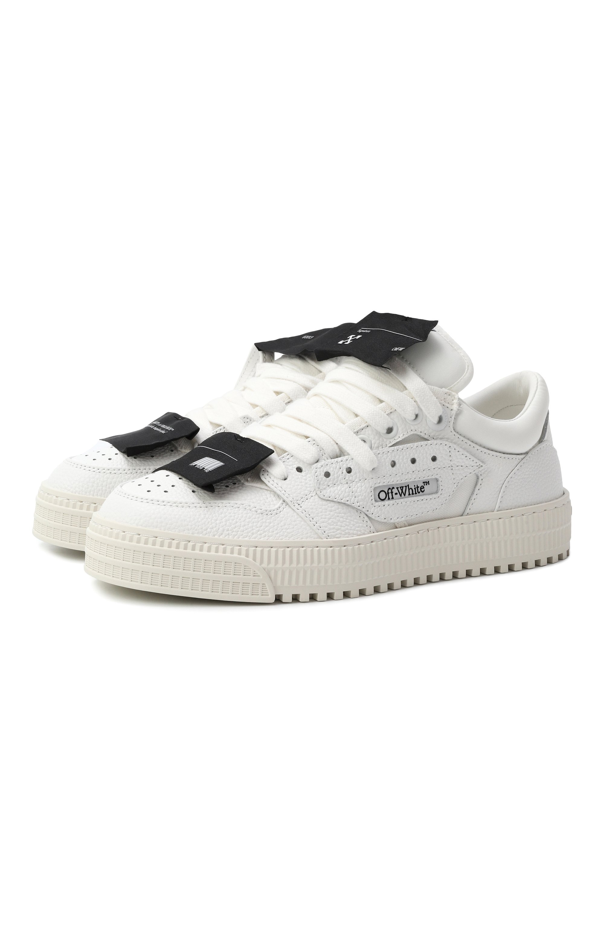 Кожаные кеды 3.0 off court OFF-WHITE, арт. 0WIA28EC99LEA001, фото 1