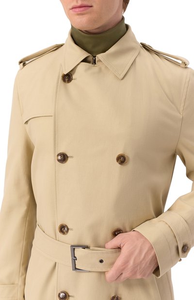 Тренч из лиоцелла и хлопка BOSS, арт. 50534911, фото 5