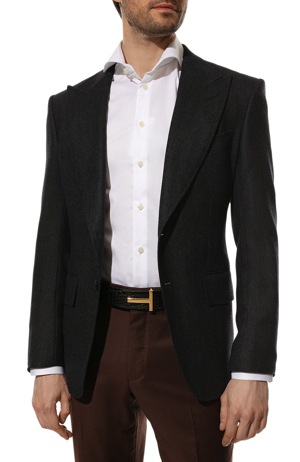 Ремень из кожи каймана TOM FORD, арт. TB178T-A19/CYAC, фото 2