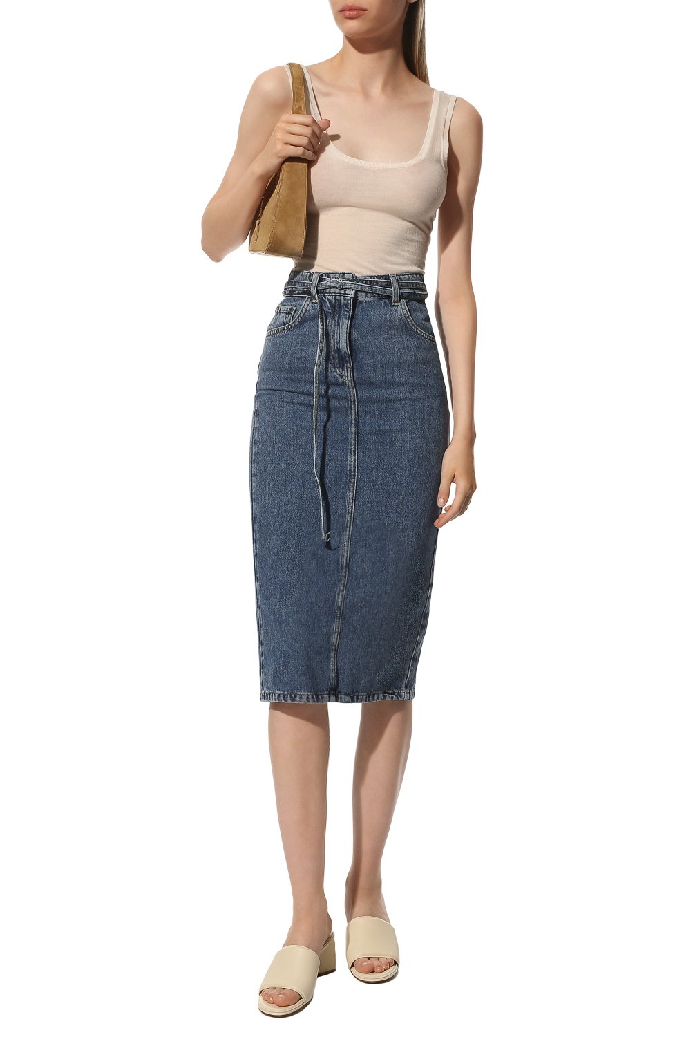 Джинсовая юбка PATRIZIA PEPE, арт. 8G0279_D013, фото 2