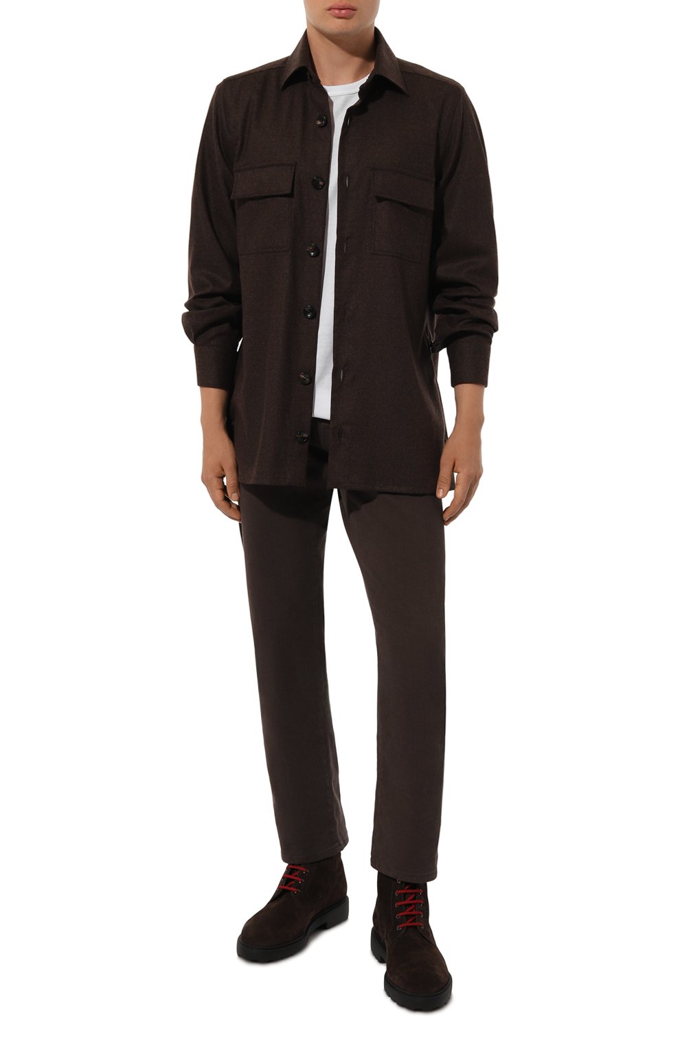 Шерстяная рубашка KITON, арт. UMC016K0123E07, фото 2