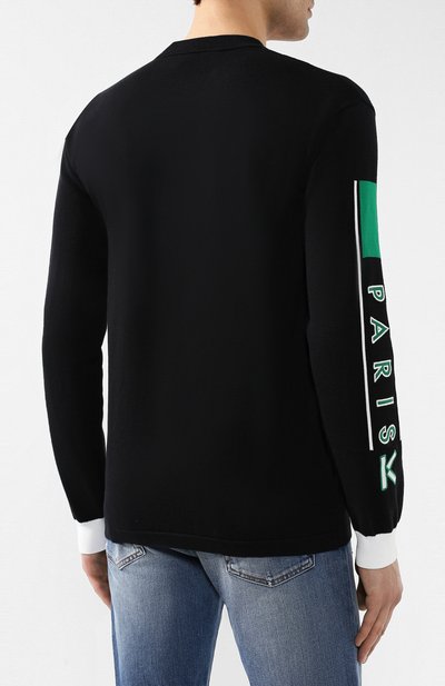 Хлопковый джемпер KENZO, арт. 5PU2403LB, фото 4