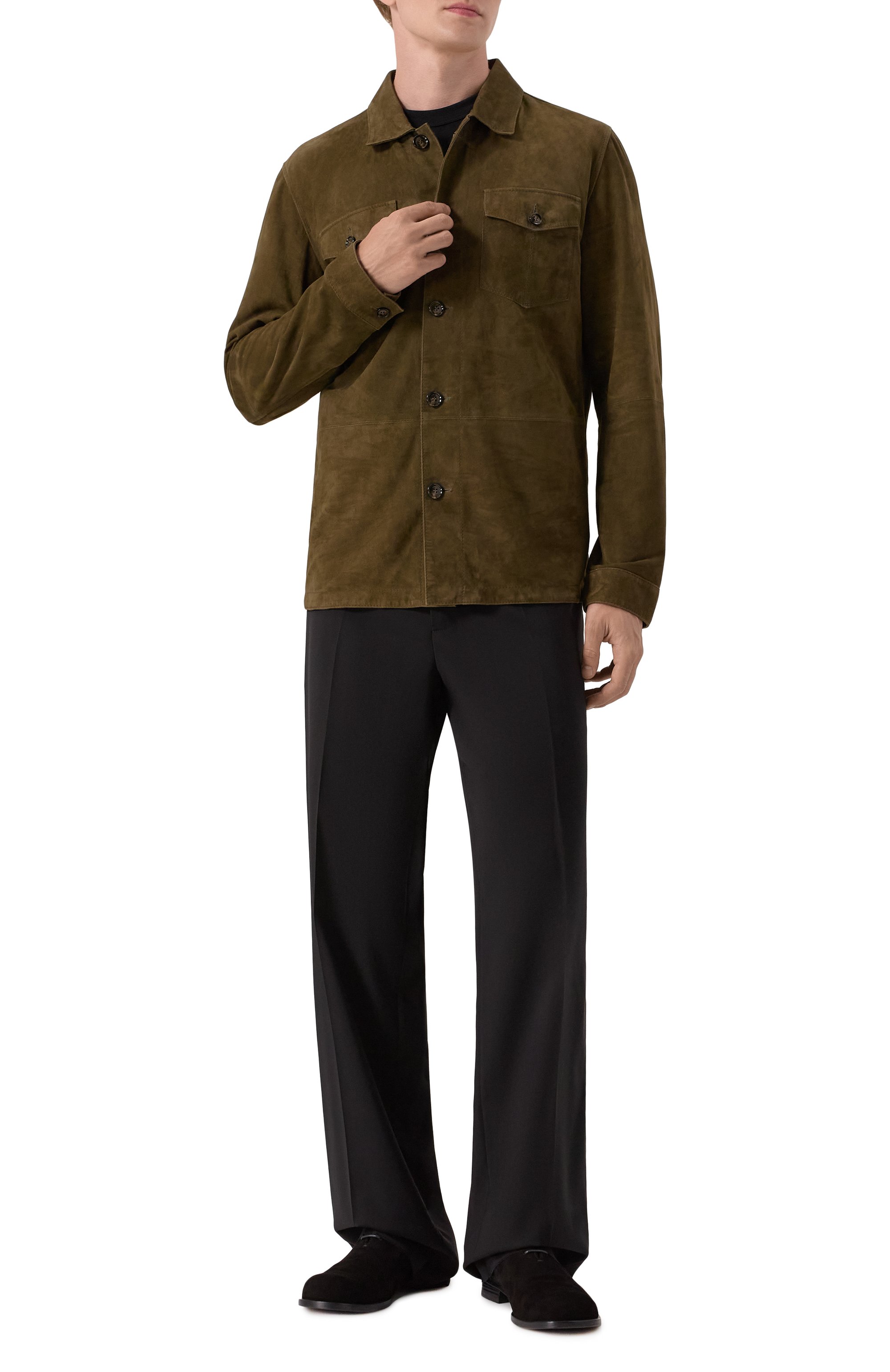 Замшевые оксфорды 675 CLABRY черного цвета по цене 54800 руб., арт. 675, фото 2 Замшевые оксфорды 675 CLABRY, арт. 675, фото 2