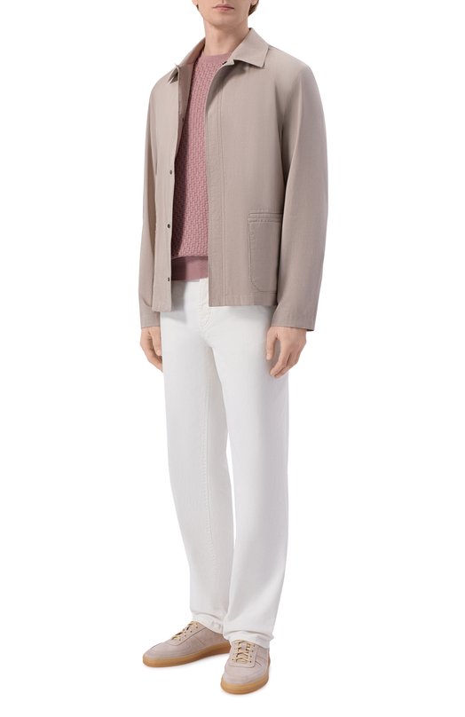 Джемпер из шелка и хлопка MVST M26.2PM.K041/Y104 CANESTR0 Розовый  M26.2PM.K041/Y104 CANESTR0 Фото 2