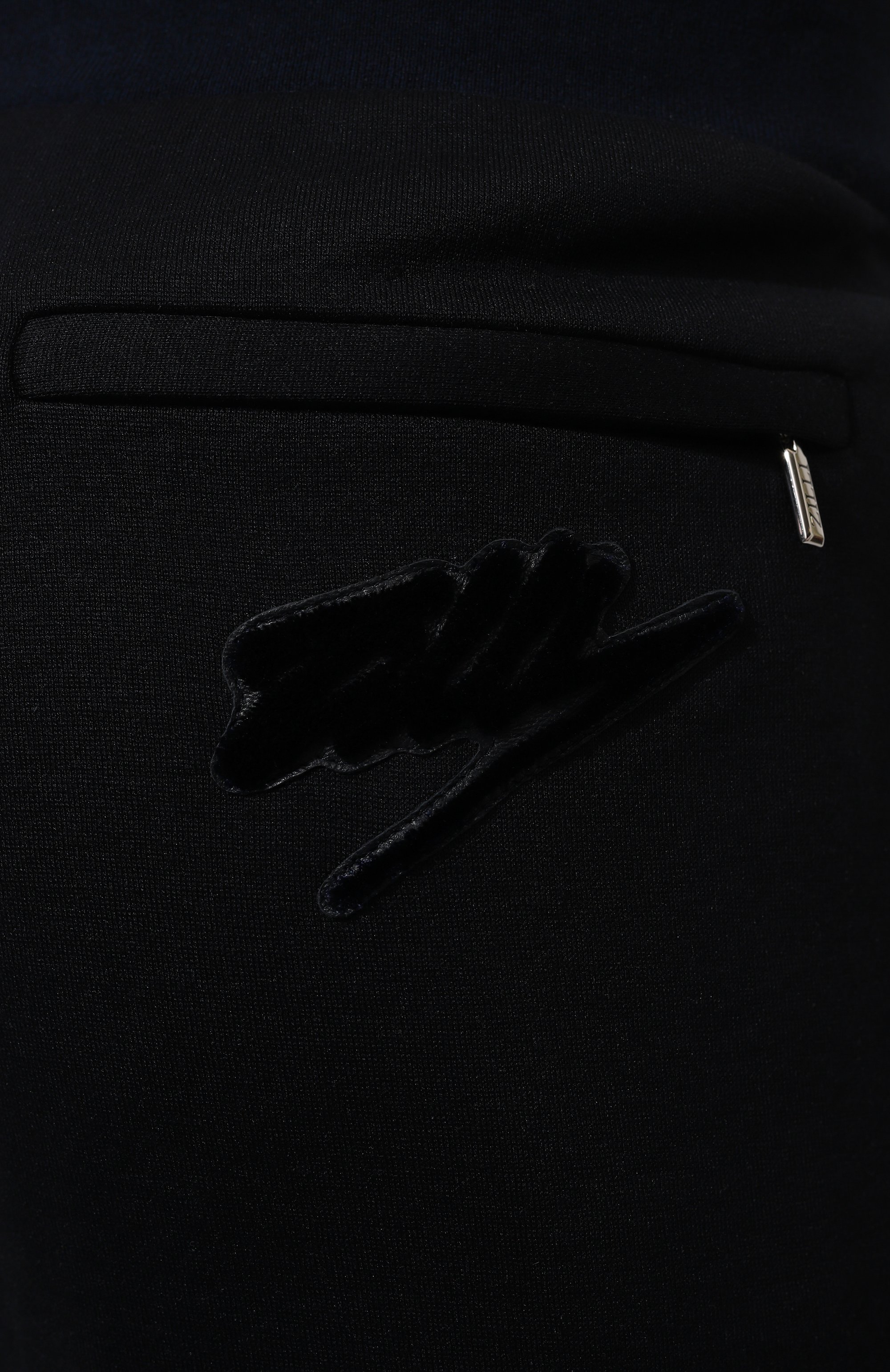 Брюки из хлопка и шелка ZILLI темно-синего цвета по цене 169500 руб., арт. JSP011M0142VFS000, фото 5 Брюки из хлопка и шелка ZILLI, арт. JSP011M0142VFS000, фото 5