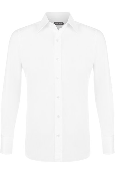 Хлопковая рубашка с итальянским воротником TOM FORD, арт. 2FT880/94S1JE, фото 1