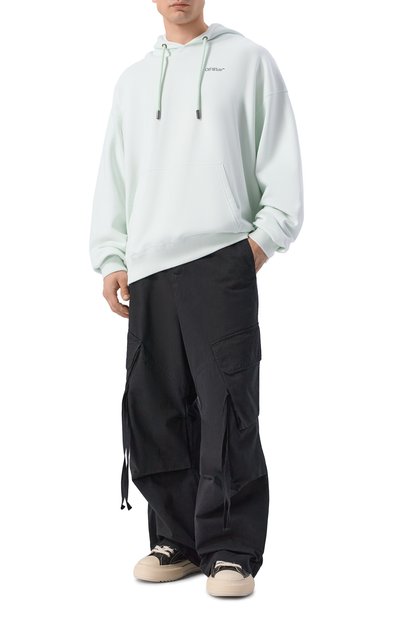 Хлопковое худи OFF-WHITE, арт. 0MBB085S26FLE00A, фото 2