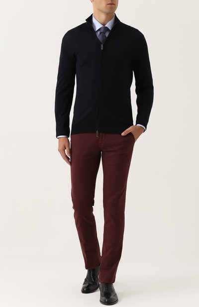 Шерстяной кардиган на молнии ZEGNA, арт. UNM00/157, фото 2