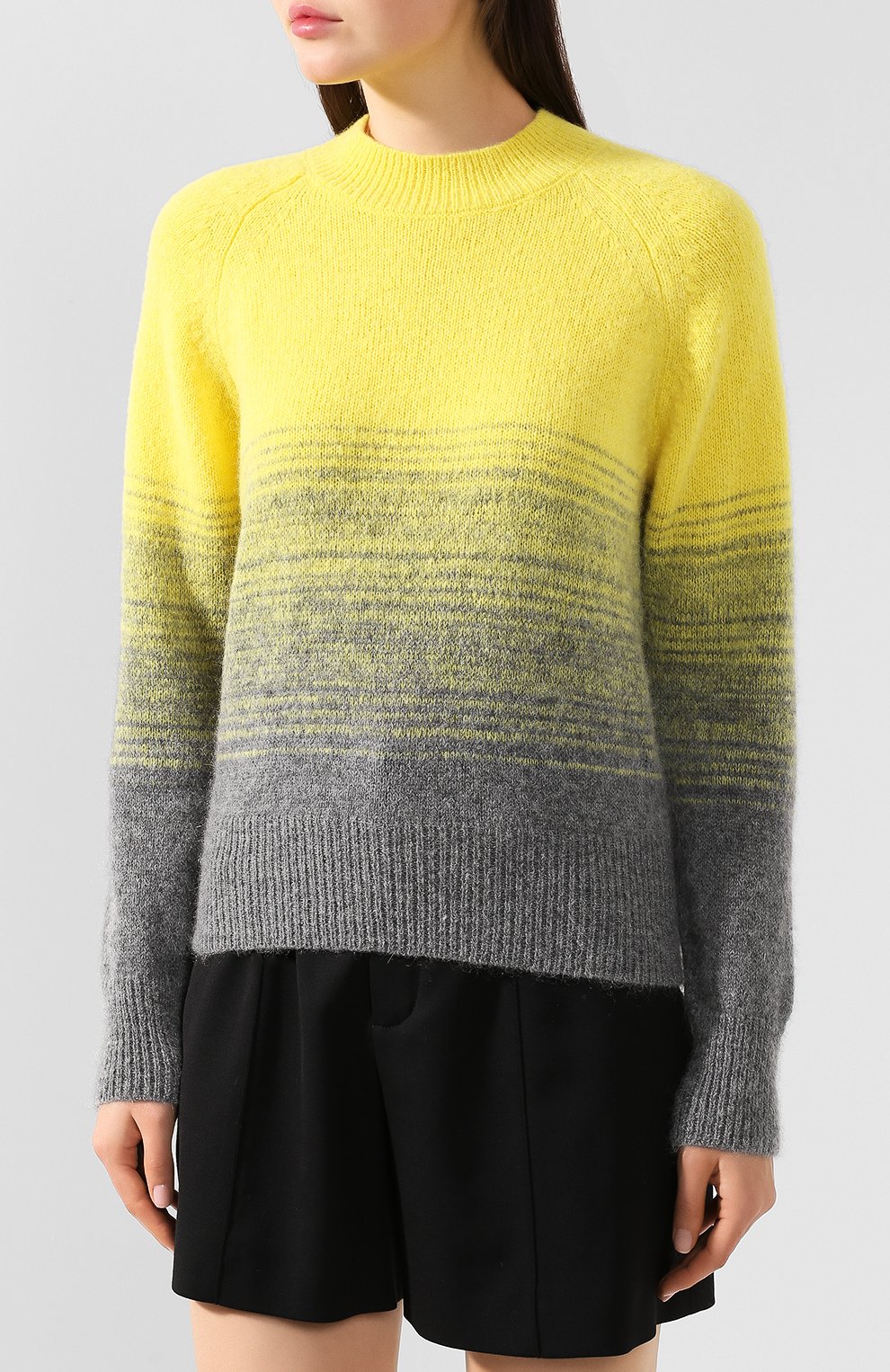 Свитер DRIES VAN NOTEN желтого цвета по цене 41250 руб., арт. 192-11217-8727, фото 3 Свитер DRIES VAN NOTEN, арт. 192-11217-8727, фото 3
