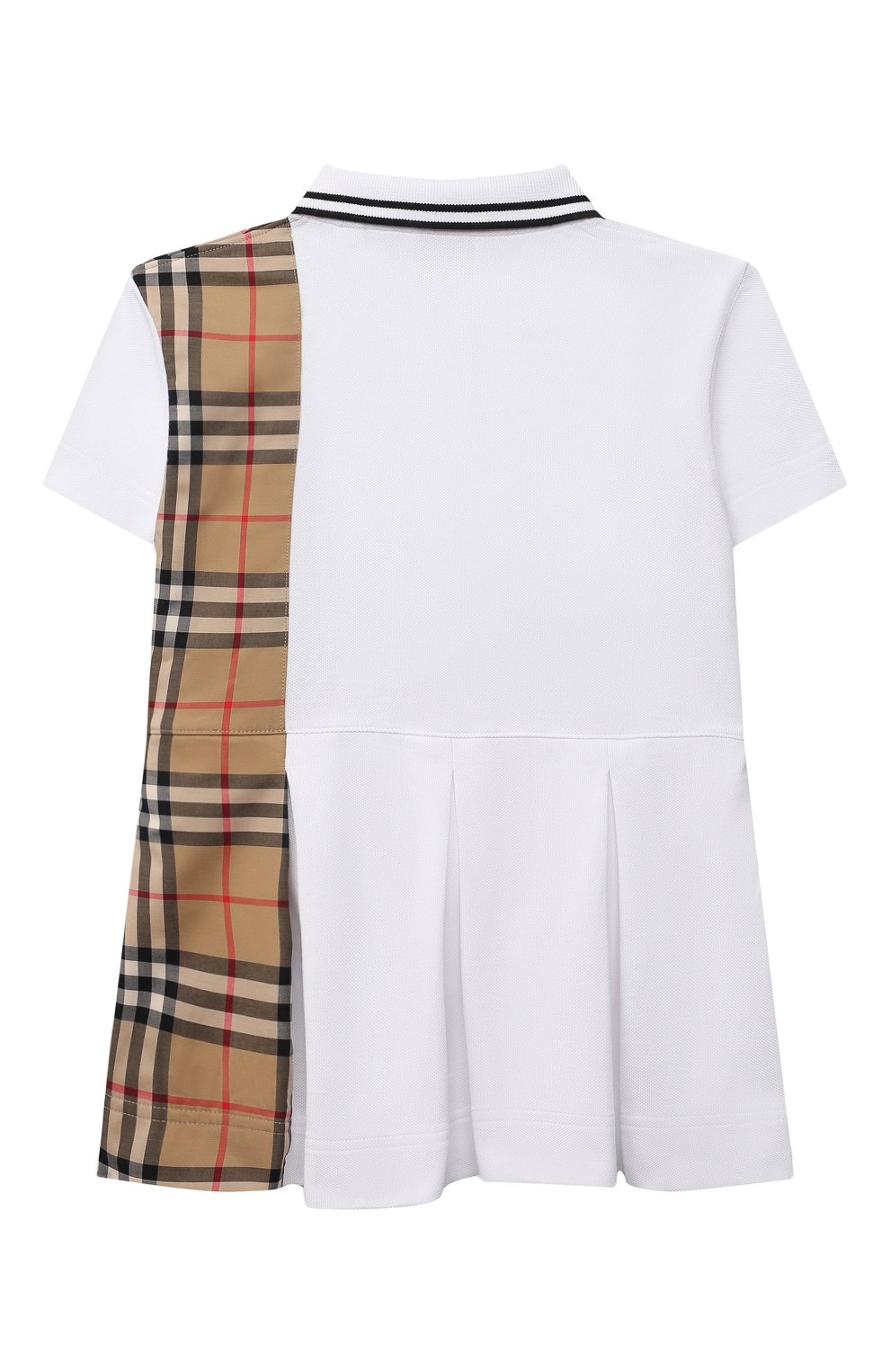 Хлопковое платье BURBERRY белого цвета по цене 19300 руб., арт. 8042635, фото 2 Хлопковое платье BURBERRY, арт. 8042635, фото 2