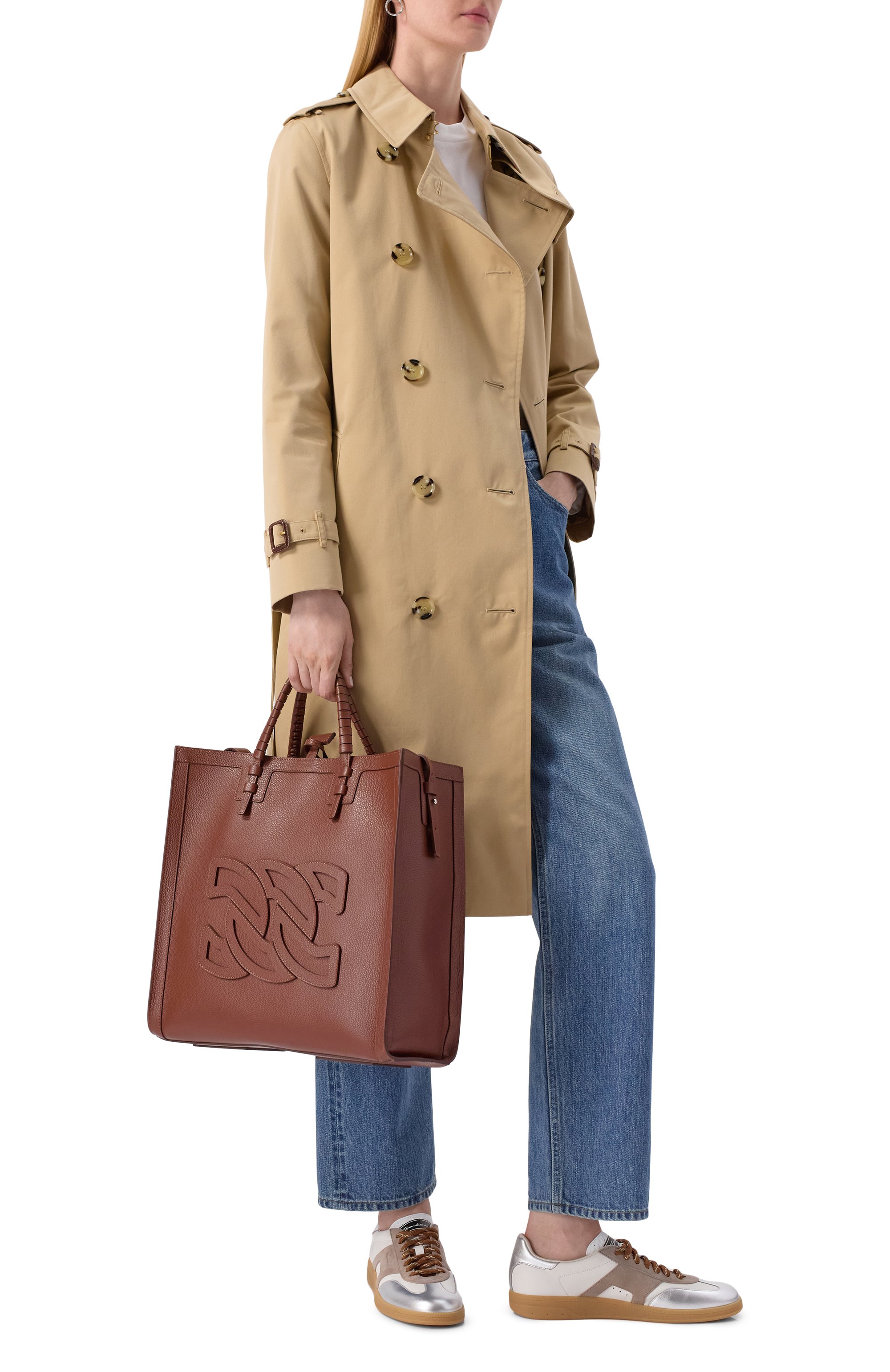 Сумка-тоут demetra CASADEI коричневого цвета по цене 109500 руб., арт. 3W382W0000DEMET, фото 7 Сумка-тоут demetra CASADEI, арт. 3W382W0000DEMET, фото 7