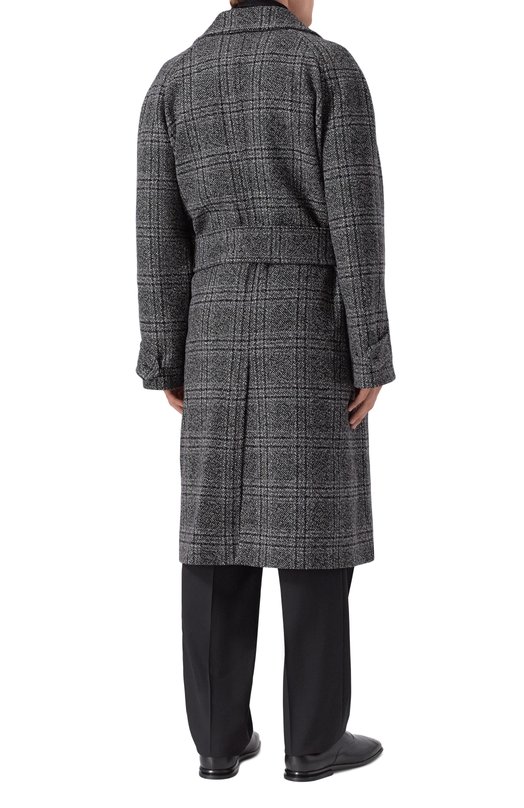 Шерстяное пальто Balenciaga 838934/TSU20 Серый  838934/TSU20 Фото 4