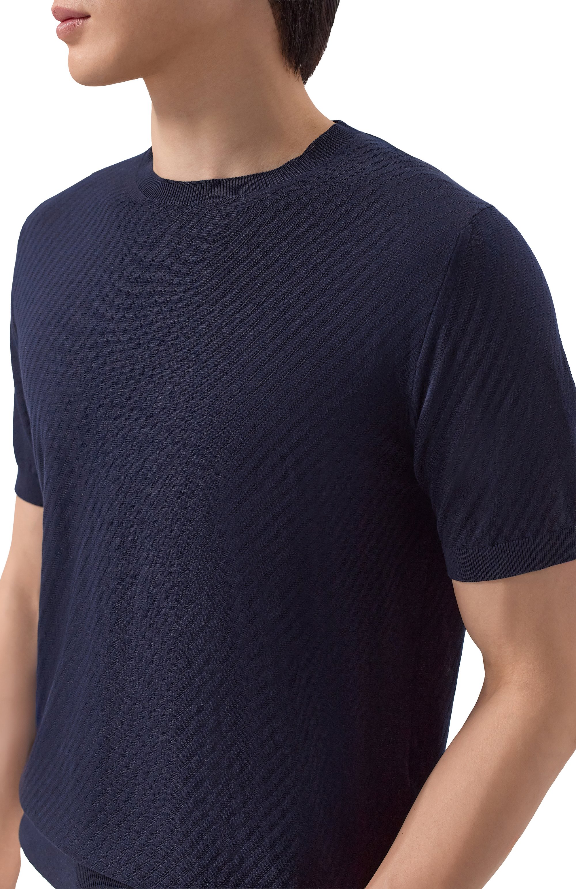 Джемпер из хлопка и шелка CORNELIANI, арт. 27M518/2725144, фото 5