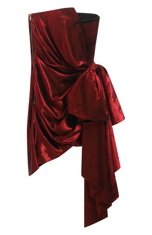 

Шелковое платье Alexandre Vauthier, Красный