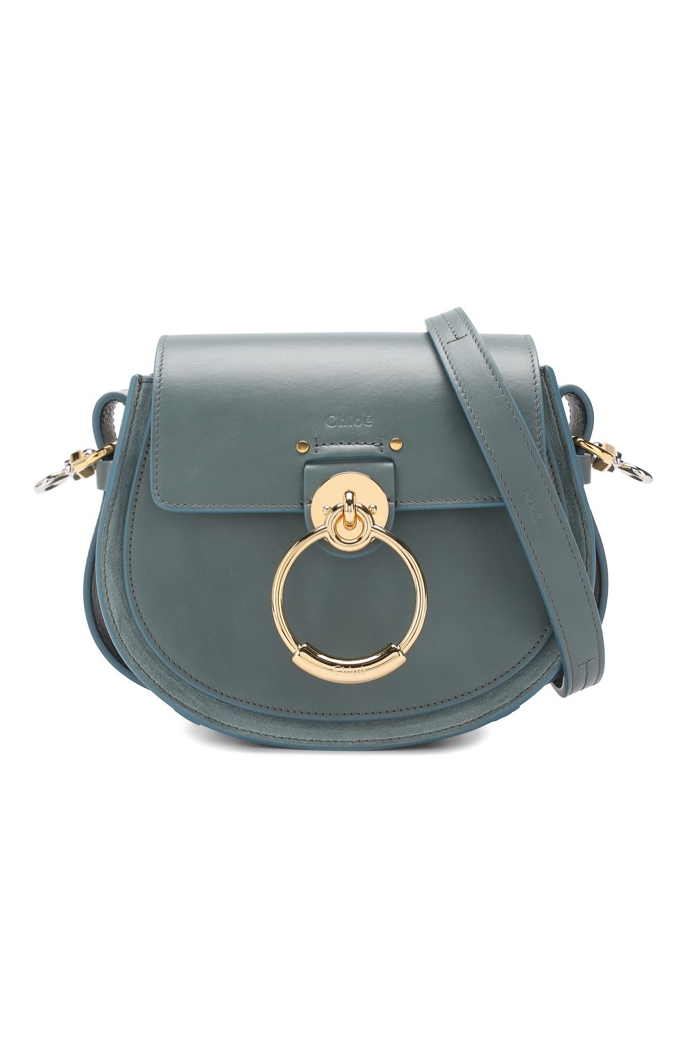Сумка tess small CHLOÉ голубого цвета по цене 192500 руб., арт. CHC18WS153A37, фото 6 Сумка tess small CHLOÉ, арт. CHC18WS153A37, фото 6